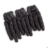 10A Grade 3/4 Spring Curl Fumi Human Hair bundles with 4x4 Closures &